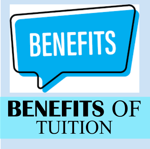 Small size decorative image showcasing the word benefit written in a decorative way symbolizing benefits of home tuition in Central Delhi