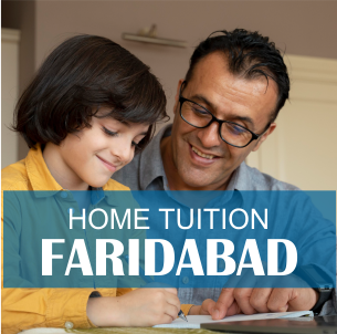 A male tutor taking a tuition class symbolizing home tuition in faridabad