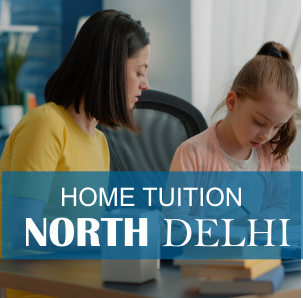 A lady tutor taking a tuition class symbolizing home tuition in north delhi