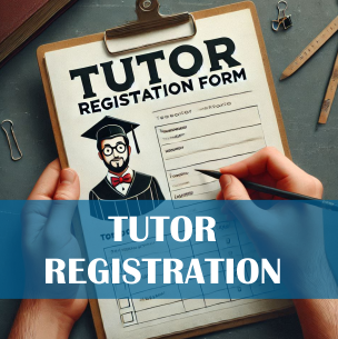 A hand filling a tutor registration form symbolizing tutor registration form in delhi and ncr