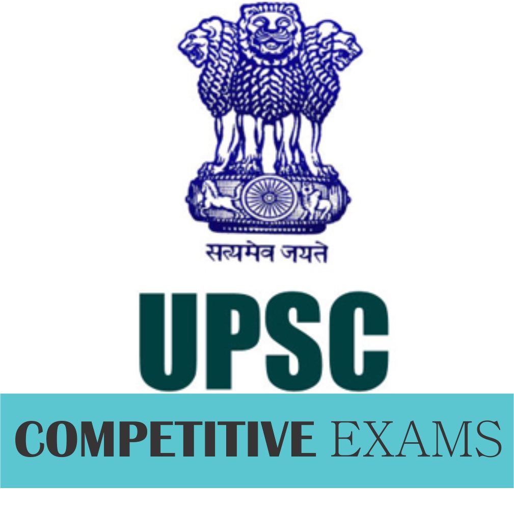 Small size image showcasing Indian national emblem with a word UPSC symbolizing home tuition for competitive exams in East Delhi