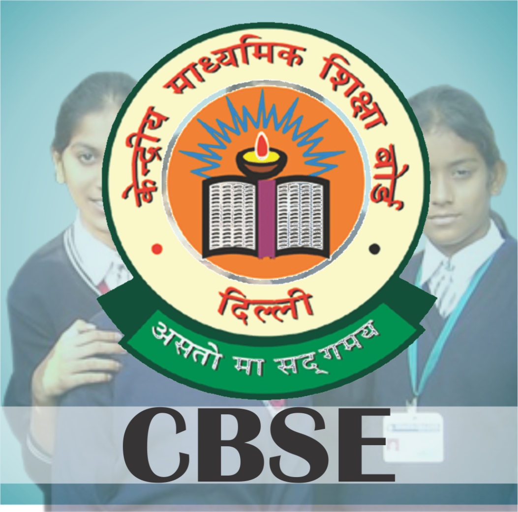 Large image showcasing logo of cbse board on a background of two girls symbolizing home tuition for all boards in East Delhi