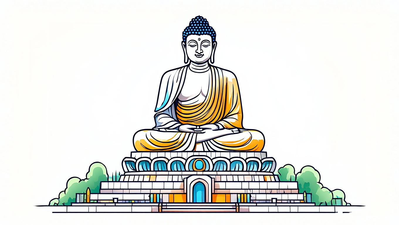 A colorful outline sketch of  symbolizing best home tutor in noida