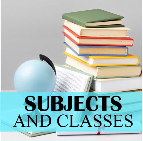 Small size image showcasing books kept on table symbolizing home tutor available for all subjects for class 1 to 12 in Raj Nagar Extension